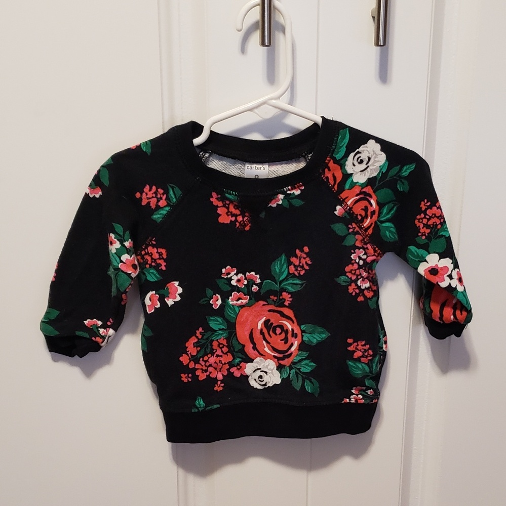Baby floral sweatshirt